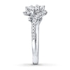 Thumbnail Image 2 of Previously Owned Ever Us Diamond Ring 1 ct tw Princess & Round-cut 14K White Gold
