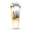 Thumbnail Image 2 of Previously Owned Men's Diamond Band 1/10 ct tw Round-cut 10K Two-Tone Gold