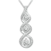 Thumbnail Image 1 of Previously Owned Diamond Necklace 1/5 ct tw 10K White Gold