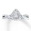 Thumbnail Image 1 of Previously Owned Diamond Ring 3/8 ct tw Round-cut 14K White Gold