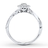 Thumbnail Image 1 of Previously Owned Diamond Ring 3/8 ct tw Round-cut 14K White Gold