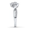 Thumbnail Image 3 of Previously Owned Diamond Ring 3/8 ct tw Round-cut 14K White Gold