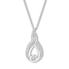 Thumbnail Image 1 of Previously Owned Diamond Necklace 1/2 ct tw 10K White Gold 19&quot;
