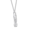 Thumbnail Image 1 of Previously Owned Diamond Necklace 1/2 ct tw 10K White Gold 19"