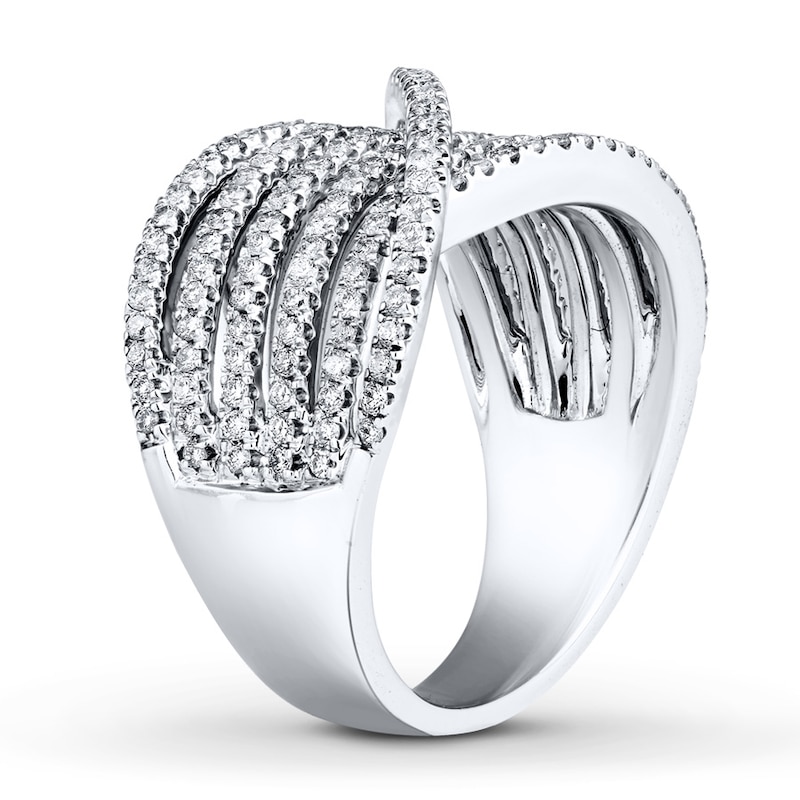 Main Image 2 of Previously Owned Diamond Ring 1 ct tw Round-cut 14K White Gold