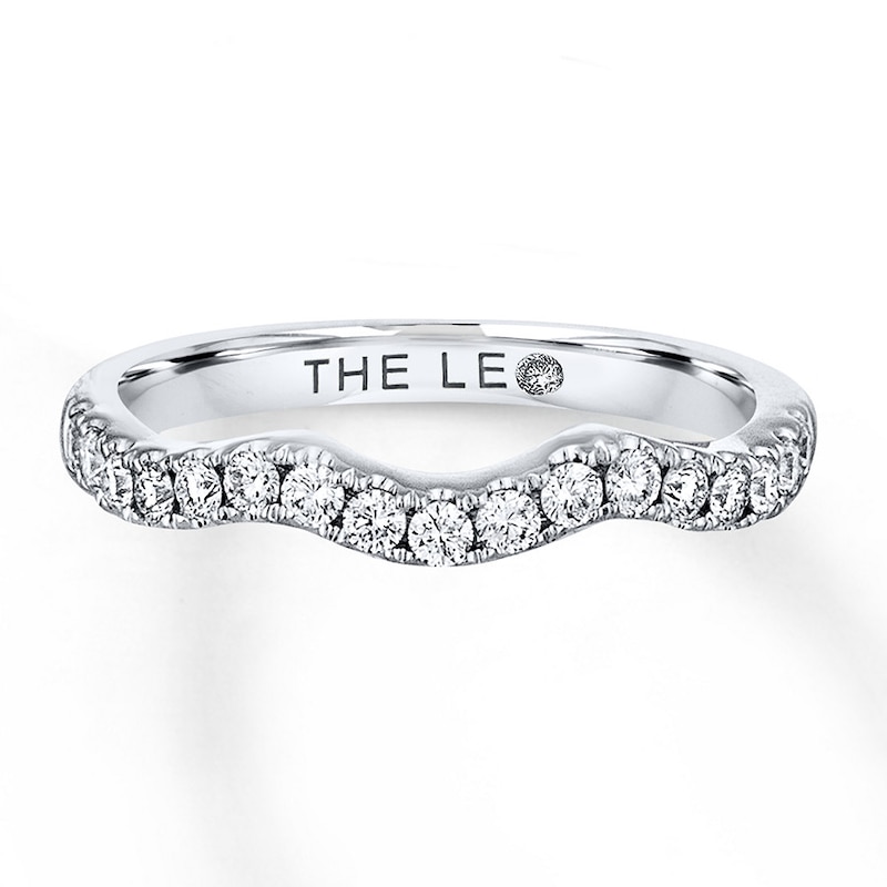 Previously Owned THE LEO Diamond Wedding Band 3/8 ct tw Diamonds 14K White Gold