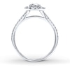 Thumbnail Image 1 of Previously Owned Diamond Engagement Ring 7/8 ct tw Round-cut 18K White Gold