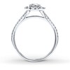 Thumbnail Image 2 of Previously Owned Diamond Engagement Ring 7/8 ct tw Round-cut 18K White Gold