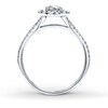 Thumbnail Image 1 of Previously Owned Diamond Engagement Ring 7/8 ct tw Round-cut 18K White Gold