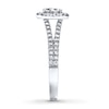 Thumbnail Image 3 of Previously Owned Diamond Engagement Ring 7/8 ct tw Round-cut 18K White Gold