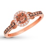 Thumbnail Image 1 of Previously Owned Le Vian Chocolate Diamonds 1/3 ct tw Round-cut Ring 14K Strawberry Gold - Size 10.75