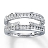 Thumbnail Image 1 of Previously Owned Diamond Enhancer Ring 1/2 ct tw Round-cut 14K White Gold Size 9