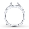 Thumbnail Image 2 of Previously Owned Diamond Enhancer Ring 1/2 ct tw Round-cut 14K White Gold Size 10.5