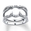 Thumbnail Image 0 of Previously Owned Diamond Enhancer Ring 1/2 ct tw Round-cut 14K White Gold - Size 4.5