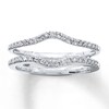 Thumbnail Image 1 of Previously Owned Diamond Enhancer Ring 1/4 ct tw Round-cut 14K White Gold Size 4.25