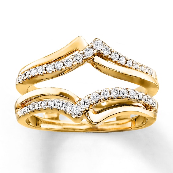 Previously Owned Diamond Enhancer Ring 1/4 ct tw Round-cut 14K Yellow Gold Size 10