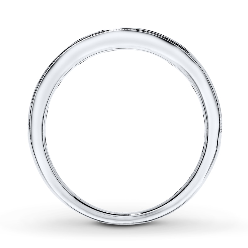 Main Image 2 of Previously Owned Diamond Wedding Band 5/8 ct tw Round-cut 14K White Gold - Size 10