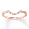Thumbnail Image 1 of Previously Owned Diamond Wedding Band 1/8 ct tw Round-cut 14K Rose Gold Size 4