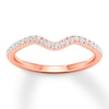 Thumbnail Image 1 of Previously Owned Diamond Wedding Band 1/4 ct tw Round-cut 14K Rose Gold - Size 8.5
