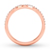 Thumbnail Image 2 of Previously Owned Diamond Wedding Band 1/4 ct tw Round-cut 14K Rose Gold - Size 8.5