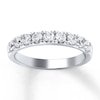Thumbnail Image 1 of Previously Owned Diamond Wedding Band 3/4 ct tw Round-cut 14K White Gold - Size 12