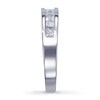 Thumbnail Image 3 of Previously Owned Diamond Anniversary Band 1 ct tw Princess-cut 14K White Gold - Size 4.5