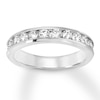 Thumbnail Image 1 of Previously Owned Diamond Anniversary Band 1 ct tw Round-cut 10K White Gold Size 10