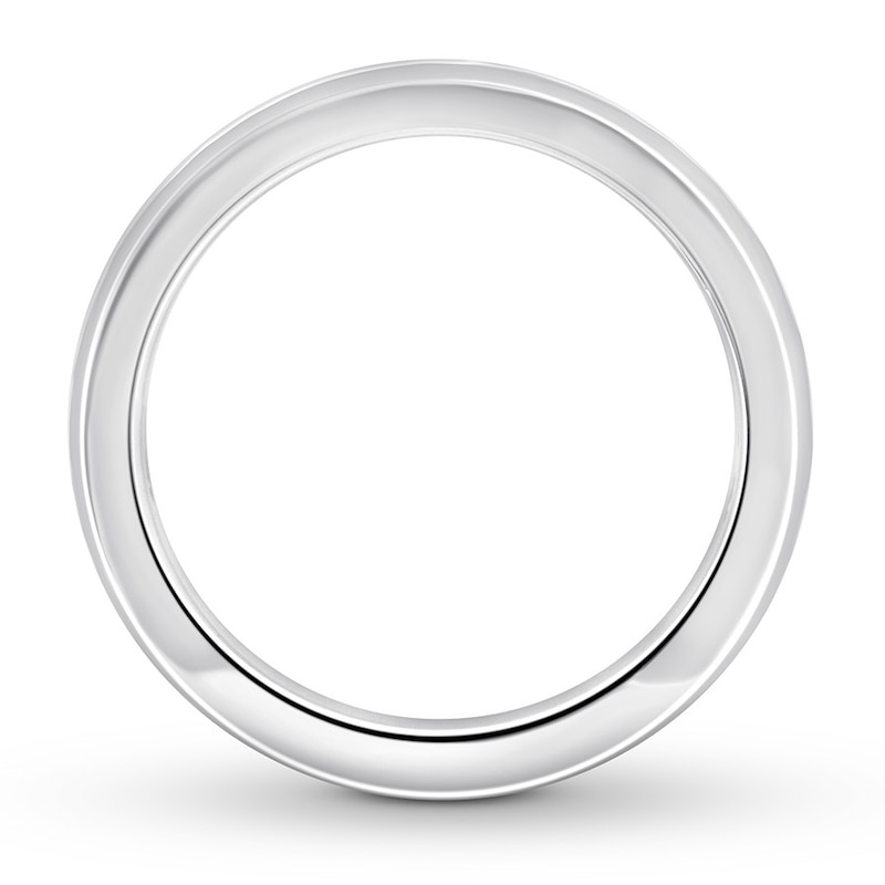 Main Image 2 of Previously Owned Diamond Anniversary Band 1 ct tw Round-cut 10K White Gold Size 10