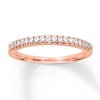 Thumbnail Image 0 of Previously Owned Diamond Wedding Band 1/5 ct tw Round-cut 14K Rose Gold - Size 9