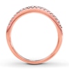 Thumbnail Image 1 of Previously Owned Diamond Wedding Band 1/5 ct tw Round-cut 14K Rose Gold - Size 9