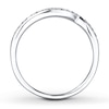 Thumbnail Image 2 of Previously Owned Diamond Wedding Band 1/10 ct tw Round-cut 14K White Gold - Size 4.5