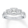 Thumbnail Image 0 of Previously Owned Neil Lane Engagement Ring 1-1/8 ct tw Round-cut Diamonds 14K White Gold - Size 4.25