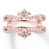 Thumbnail Image 3 of Previously Owned Diamond Enhancer Ring 1/2 ct tw Round-cut 14K Rose Gold - Size 10