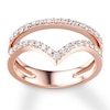 Thumbnail Image 0 of Previously Owned Diamond Enhancer Ring 1/2 ct tw Round-cut 14K Rose Gold - Size 9.5