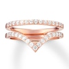 Thumbnail Image 3 of Previously Owned Diamond Enhancer Ring 1/2 ct tw Round-cut 14K Rose Gold - Size 9.5