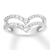 Thumbnail Image 0 of Previously Owned Diamond Enhancer Ring 3/4 ct tw Round-cut 14K White Gold