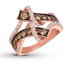 Thumbnail Image 1 of Previously Owned Le Vian Chocolate Diamond Ring 1-1/5 ct tw 14K Strawberry Gold