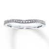 Thumbnail Image 1 of Previously Owned Diamond Wedding Band 1/8 ct tw Round-cut 14K White Gold