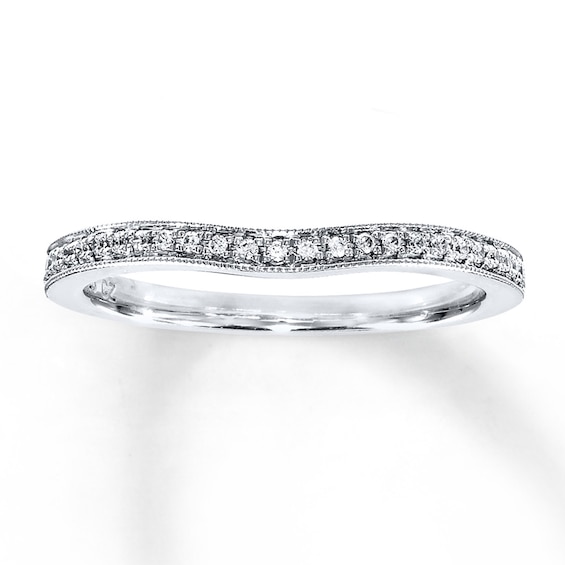 Previously Owned Diamond Wedding Band 1/ ct tw Round-cut 14K White Gold