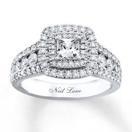 Previously Owned Neil Lane Diamond Engagement Ring 1-3/4 ct tw 14K White Gold