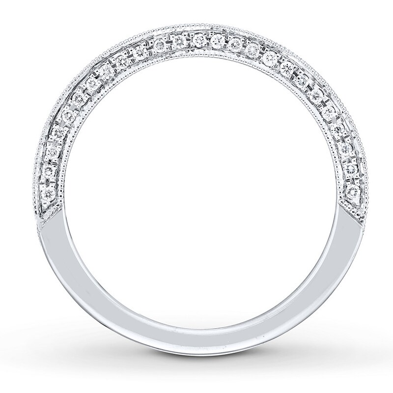 Main Image 2 of Previously Owned Neil Lane Bridal Wedding Band 3/8 ct tw Round-cut 14K White Gold