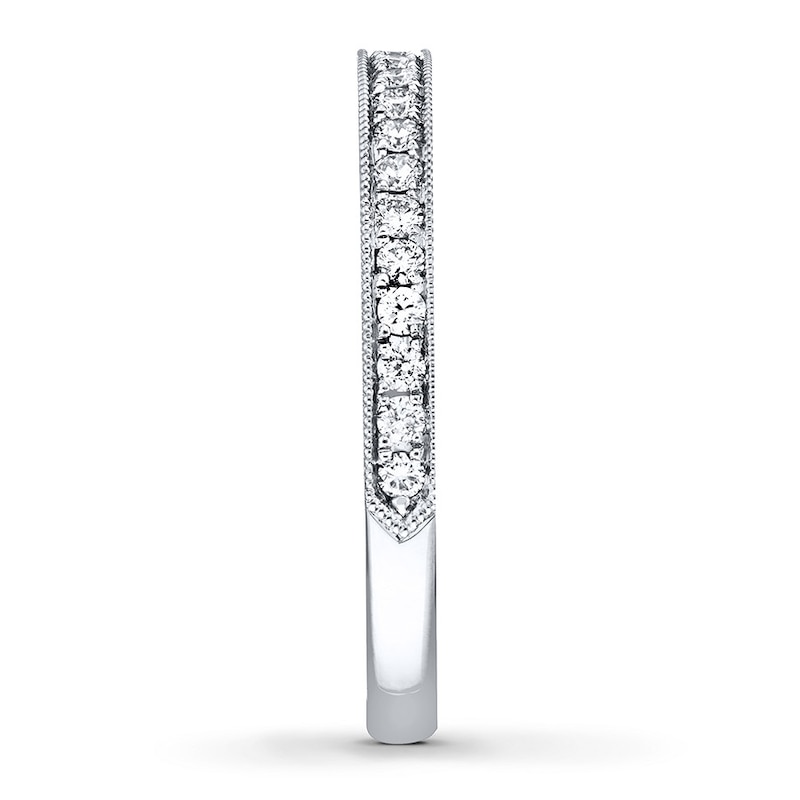 Main Image 3 of Previously Owned Neil Lane Bridal Wedding Band 3/8 ct tw Round-cut 14K White Gold