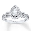 Thumbnail Image 0 of Previously Owned Neil Lane Ring 7/8 ct tw Pear & Round-cut Diamonds 14K Gold