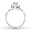 Thumbnail Image 1 of Previously Owned Neil Lane Ring 7/8 ct tw Pear & Round-cut Diamonds 14K Gold