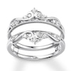 Thumbnail Image 1 of Previously Owned Diamond Insert Ring 1/4 ct tw Round-cut 14K White Gold