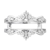 Thumbnail Image 4 of Previously Owned Diamond Insert Ring 1/4 ct tw Round-cut 14K White Gold