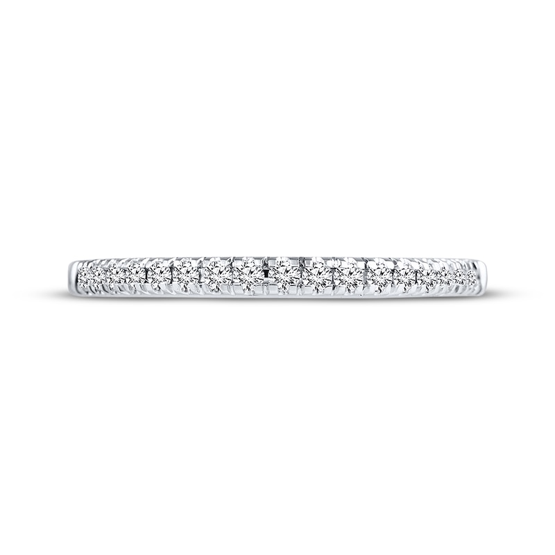 Main Image 4 of Previously Owned Ever Us Diamond Wedding Band 1/6 ct tw Round-cut 14K White Gold