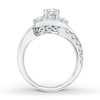 Thumbnail Image 1 of Previously Owned Diamond Engagement Ring 1 ct tw Round-cut 14K White  Gold