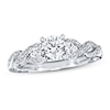 Thumbnail Image 1 of Previously Owned Diamond Engagement Ring 5/8 ct tw Round-cut 14K White Gold