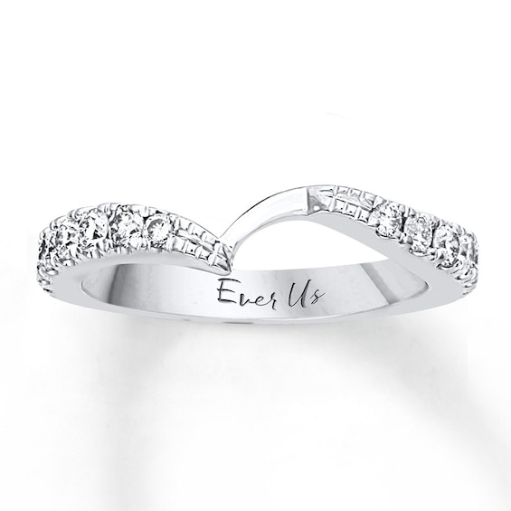 Previously Owned Ever Us Band 5/8 ct tw Round-cut Diamonds 14K White Gold